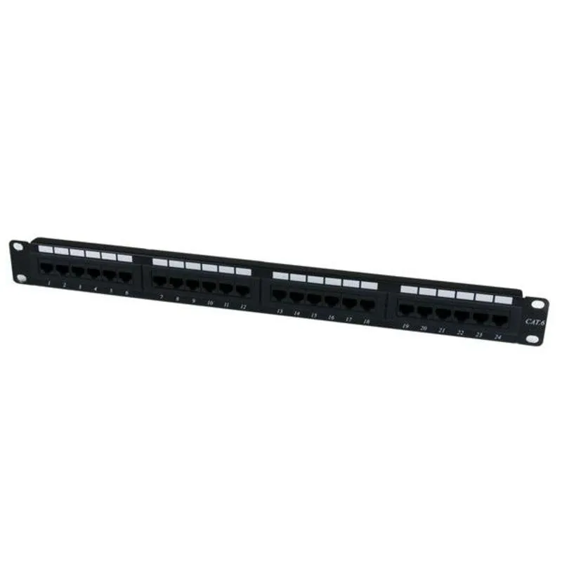 Pannello di Patch StarTech C6PANEL24 24 Porte Cat6 110 Rack 1U