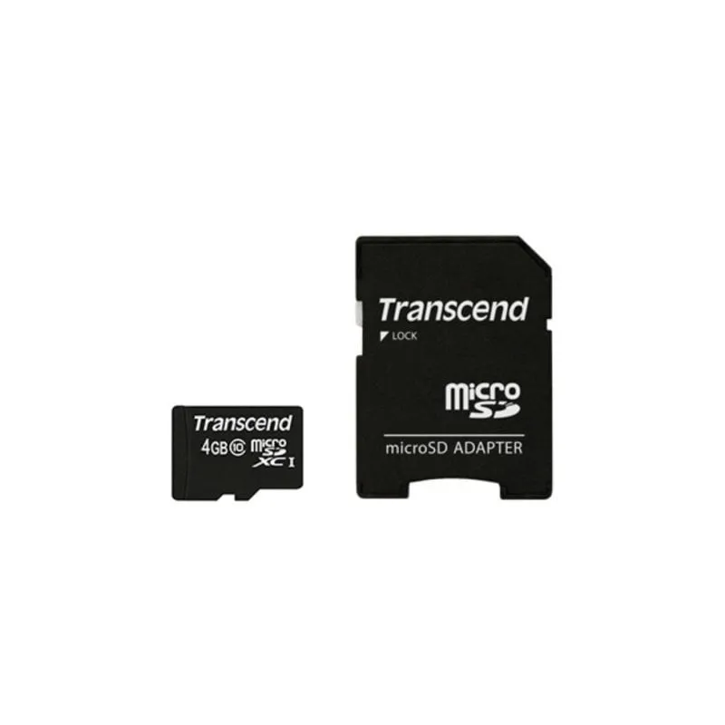 Scheda di memoria Transcend TS4GUSDHC10 4GB MicroSDHC Classe 10 90MB/s