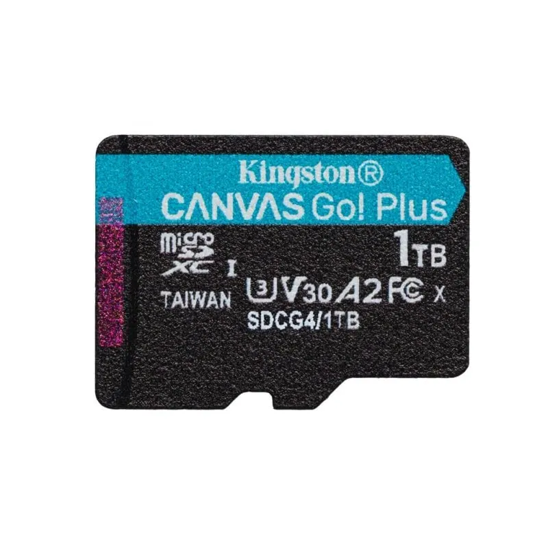 Scheda microSD Kingston Canvas Go Plus 1 TB UHS-I U3 V30 A2 200 MB/s