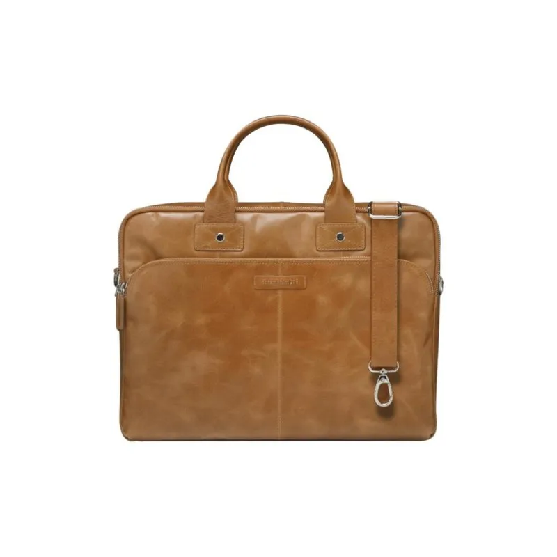 Borsa per portatile Dbramante1928 Kronborg 16" Cuoio Tan