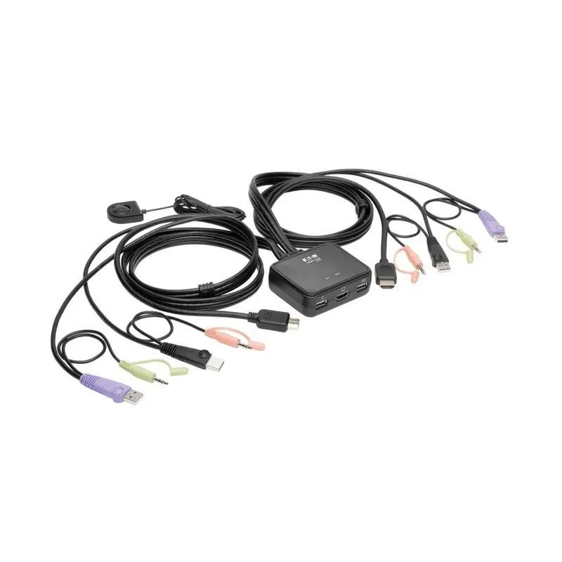 Switch KVM EATON B032-HUA2 2 Porte HDMI USB Audio Compatta