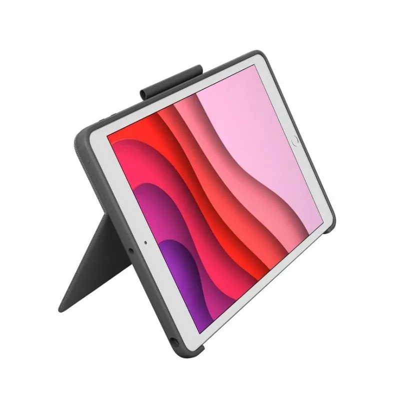Cover con Tastiera Logitech Combo Touch per iPad 10.ª Generazione Grigio Grafite