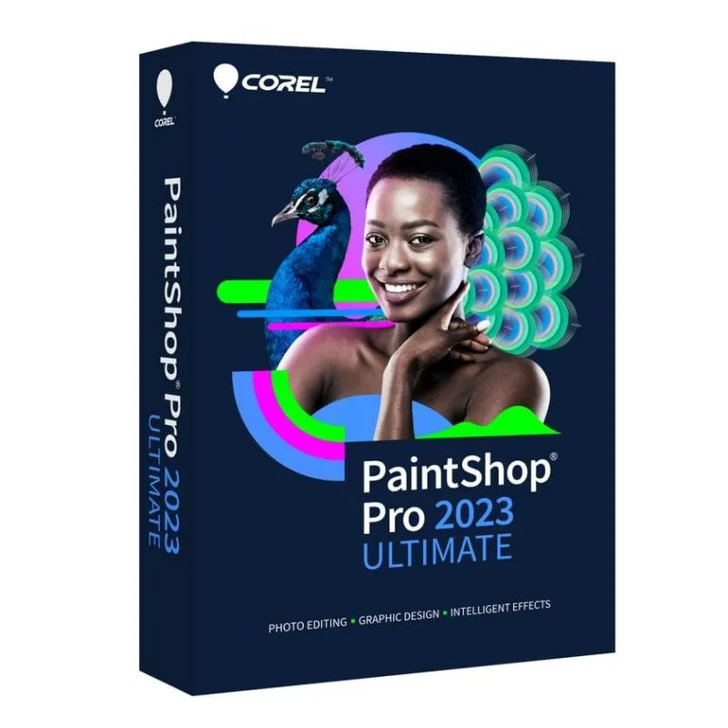Editor grafico Corel PaintShop Pro 2023 Ultimate 1 licenza Scatola