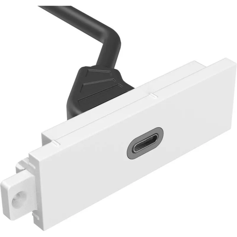 Multipresa Vision TC3 USBC 1 presa USB-C USB 3.2 Gen 1 bianca