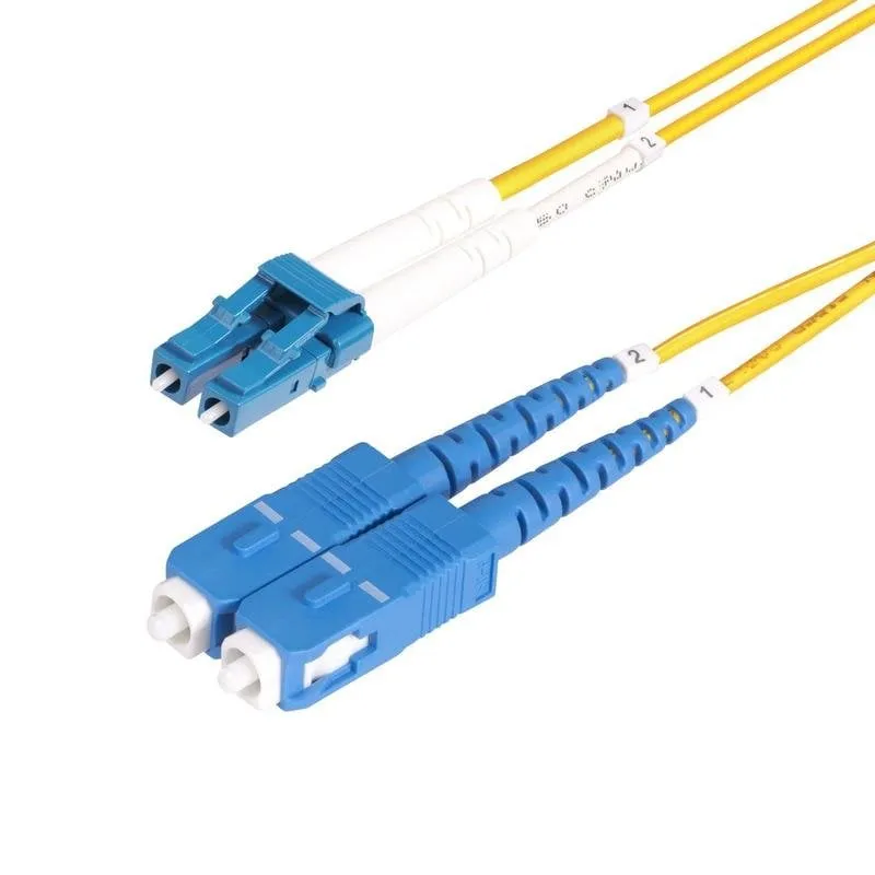 Cavo Fibra Ottica StarTech LC a SC OS2 Monomodo 50m Duplex LSZH