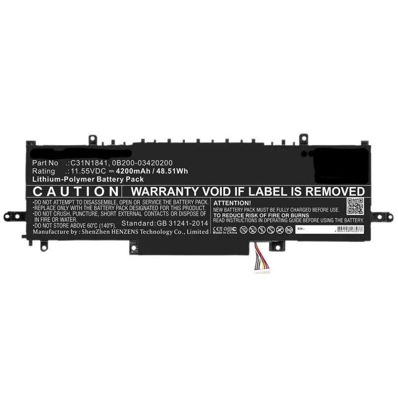 Batteria DLH per ASUS UM433D/UX333FAC 4200mAh 49Wh LiPo 11.55V