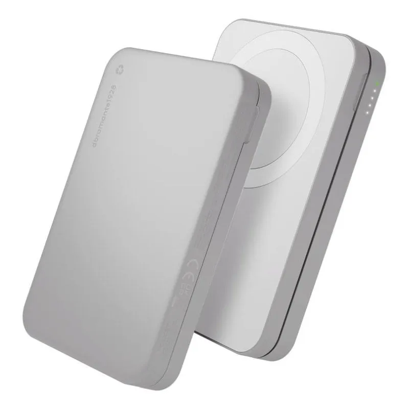 Batteria esterna Dbramante1928 CP08ACWH7275 8000 mAh Caricatore wireless 15 W Alluminio