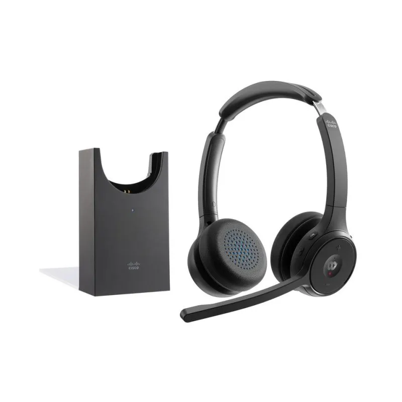 Cuffie Cisco HS-WL-722-BUNAS-C wireless Bluetooth con cancellazione rumore e microfono nero