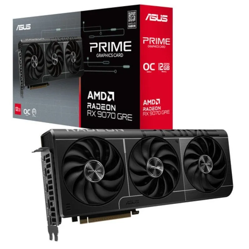 Scheda Grafica ASUS Radeon RX 9070 GRE 12GB GDDR6 OC PCIe 5.0