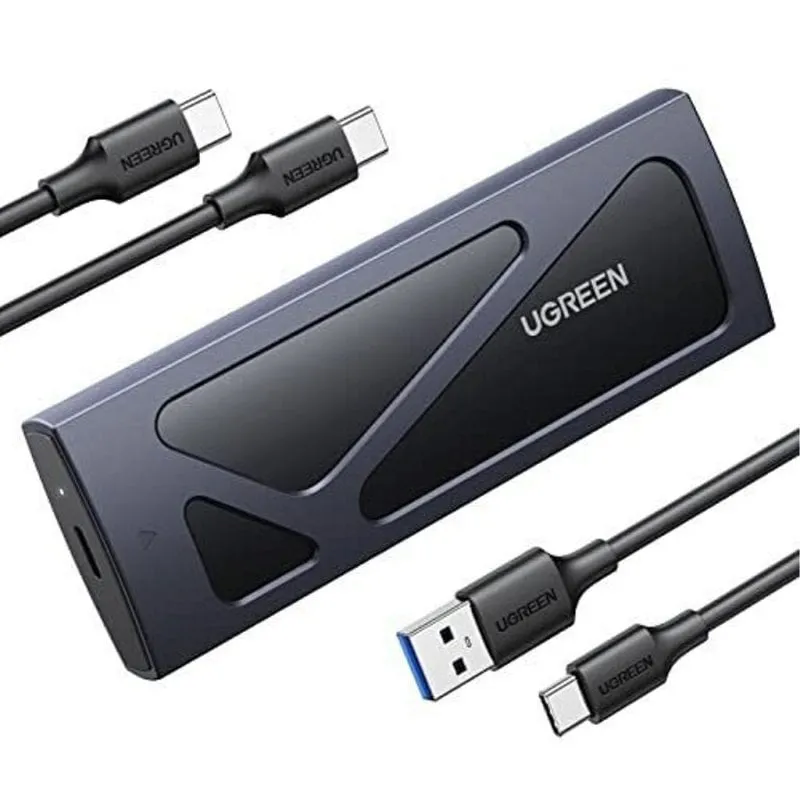 Custodia Ugreen M.2 NVMe SSD Nera Compatta Resistente