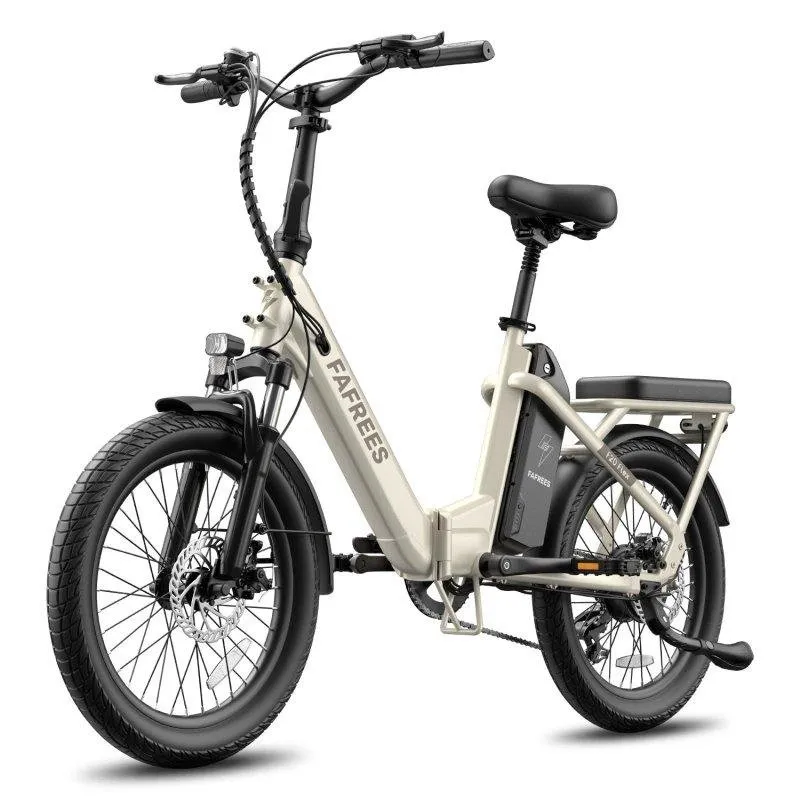 Bicicletta Elettrica Pieghevole Fafrees F20 Flex - Motore 250W Batteria 36V25Ah Beige