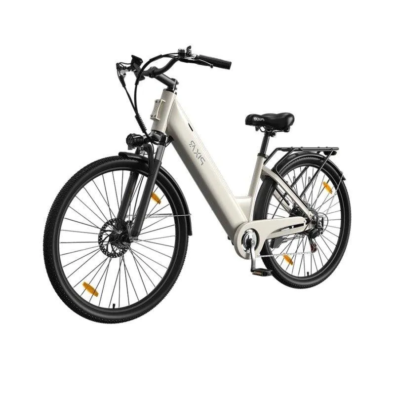 Bicicletta elettrica Pixar C1 - Motore 250W Batteria 36V13ah 27.5x1.95 Freni a disco meccanici - Bianco