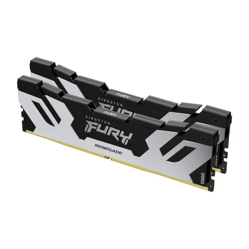 Memoria RAM Kingston FURY Renegade 96GB 2x48GB DDR5 6400MHz CL32 XMP Argento/Nero