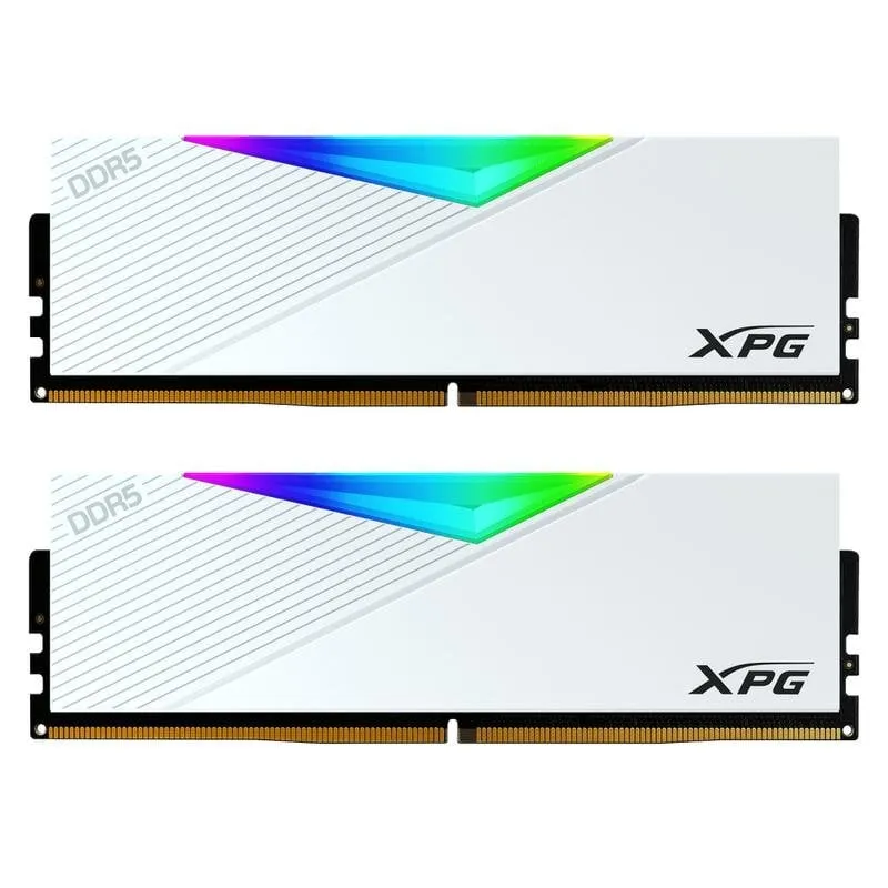 Memoria RAM ADATA LANCER RGB 64GB 2x32GB DDR5 6000MHz CL30 AMD EXPO Bianco