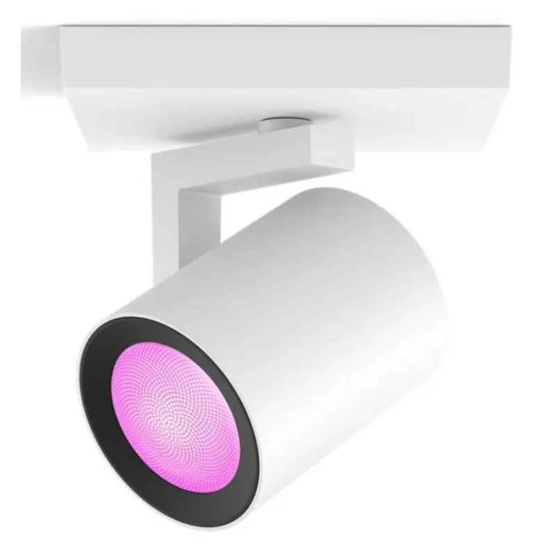 Punto di illuminazione intelligente Philips Hue GU10 Bluetooth Bianco Metallo
