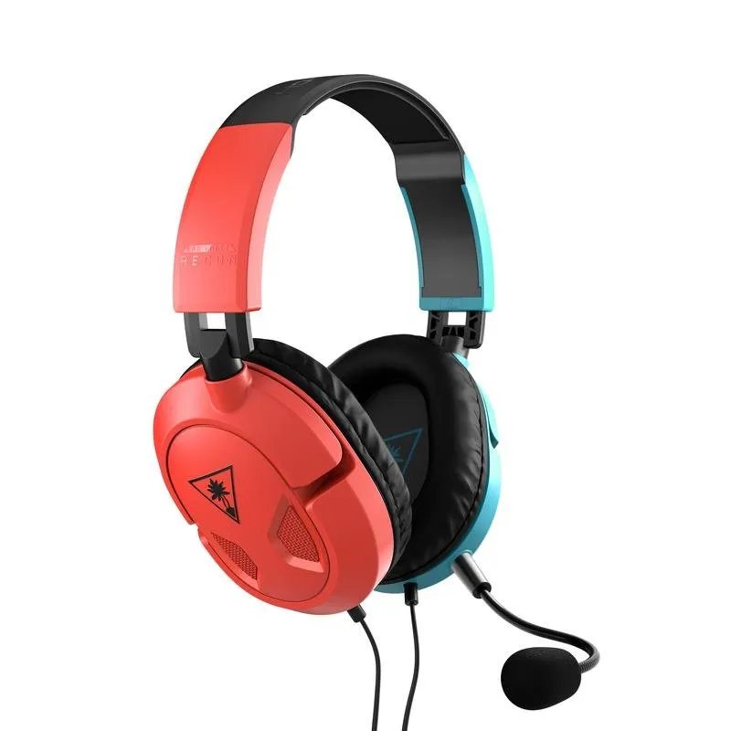 Cuffie Turtle Beach Recon 50 cablate 3,5 mm gaming rosso e blu