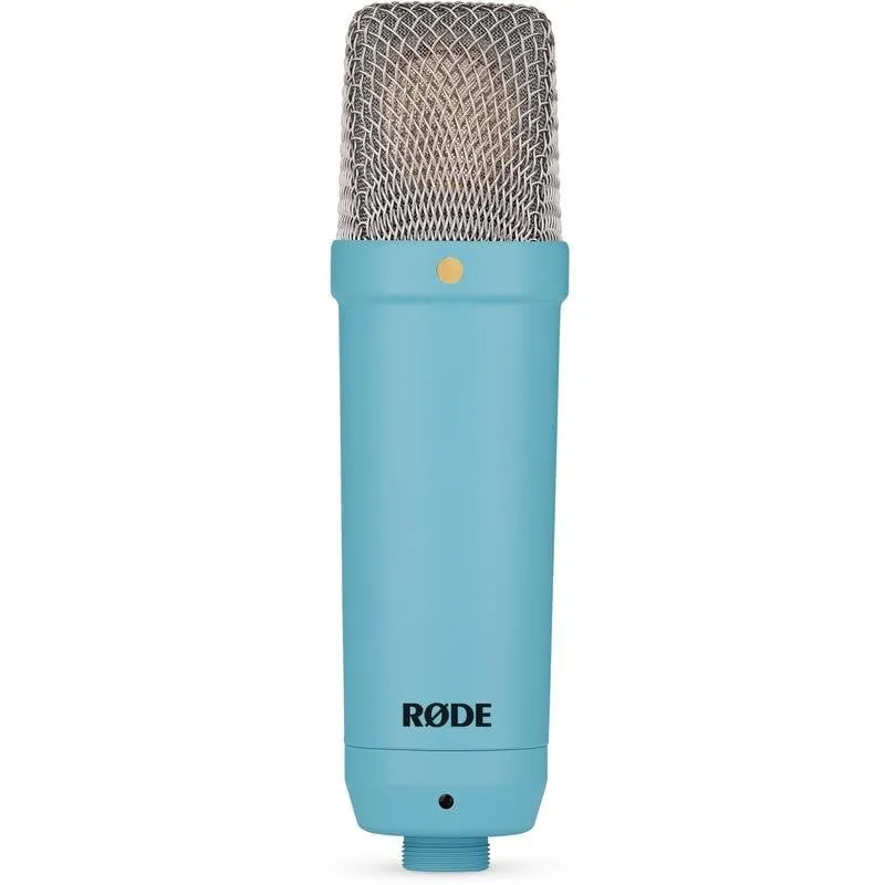 Microfono Rode NT1 Signature XLR cardioide con filtro antipop blu
