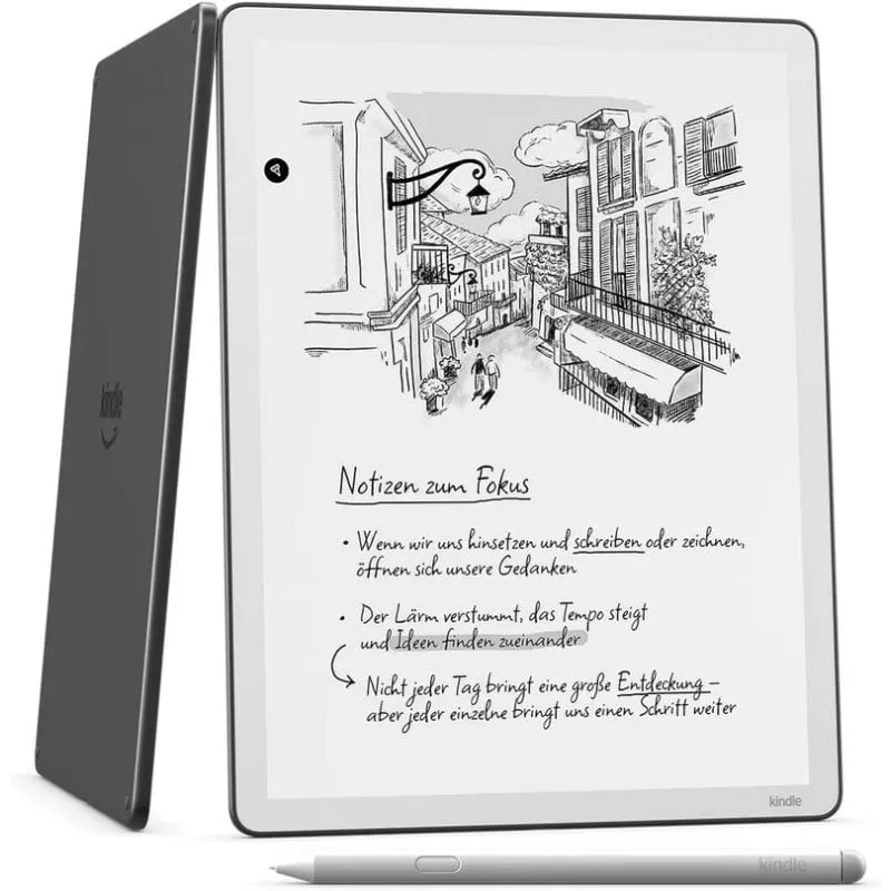 Libro Elettronico Amazon Kindle Scribe Bluetooth WiFi 11" 32GB Grigio con Stylus Pen
