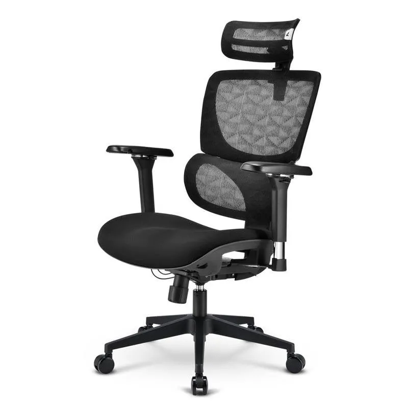 Sedia da ufficio Sharkoon OfficePal C40 con poggiatesta e braccioli 4D