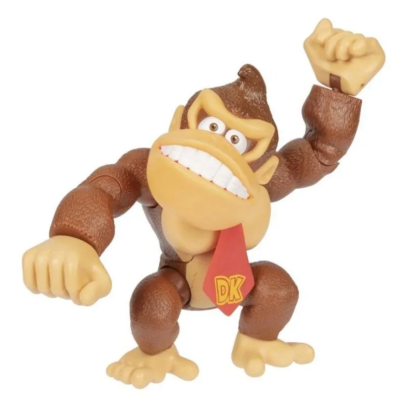 Figura Nintendo Super Mario Donkey Kong Plastica Marrone 3 anni