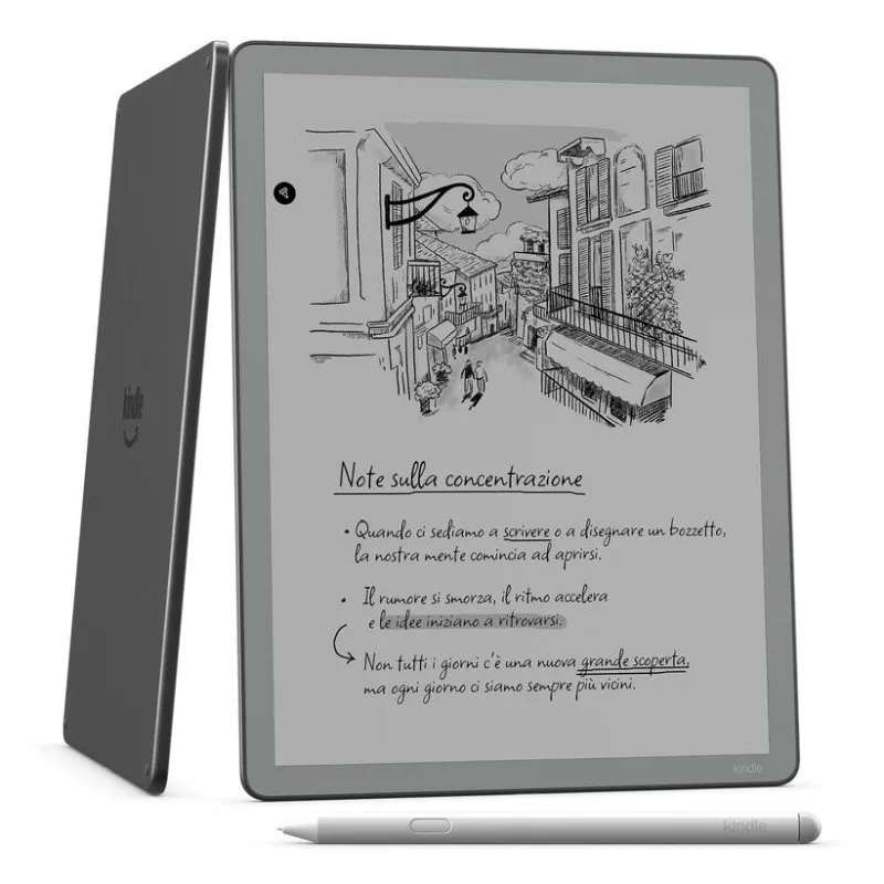 Libro Elettronico Amazon Kindle Scribe WiFi 11" 16GB Graphite con Stylus Pen