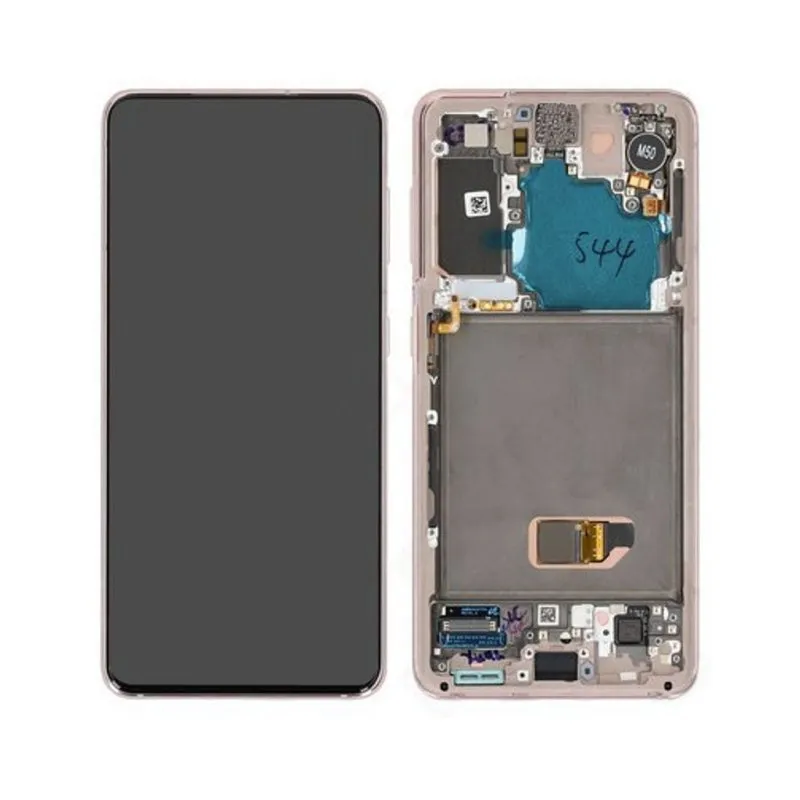 Display LCD Samsung Galaxy S21 5G Viola senza fotocamera frontale