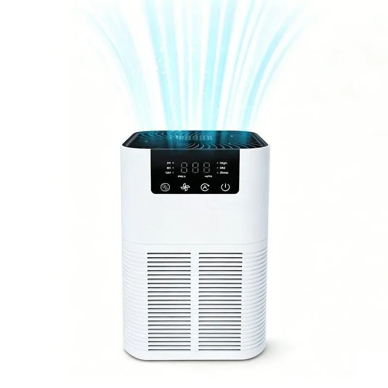 Purificatore d'aria HEPA Ioni negativi Filtro a carbone Aromaterapia Silenzioso per stanze grandi