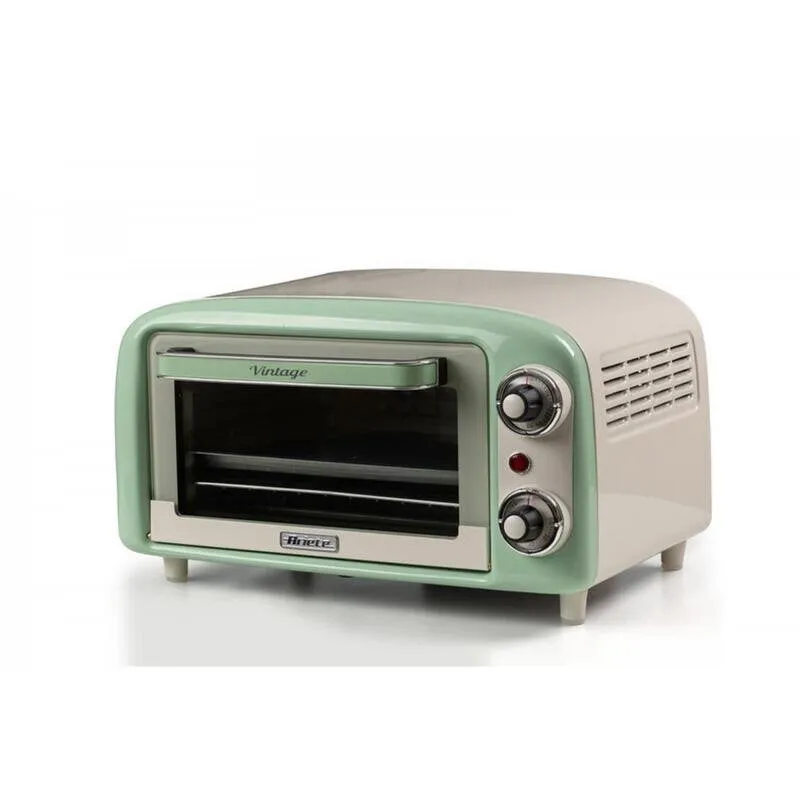 Fornetto Elettrico Ariete Vintage 3919/04 10L 37x21x31cm 800W Timer Verde