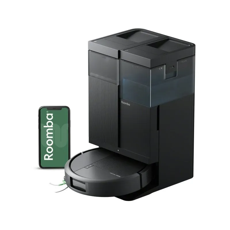 Robot Aspirapolvere e Lavapavimenti iRobot Roomba Plus 515 Combo con base AutoWash Navigazione LiDAR 22000 Pa