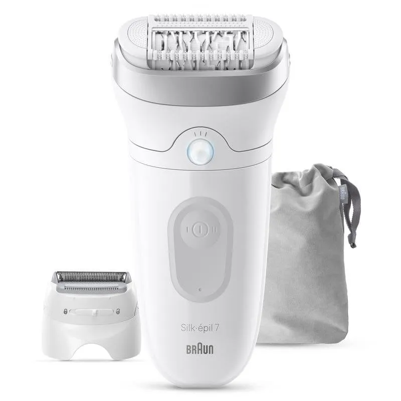 Epilatore Braun Silk-épil 7 8700216963503 Senza Fili 2 Velocità 2 Testine Wet & Dry