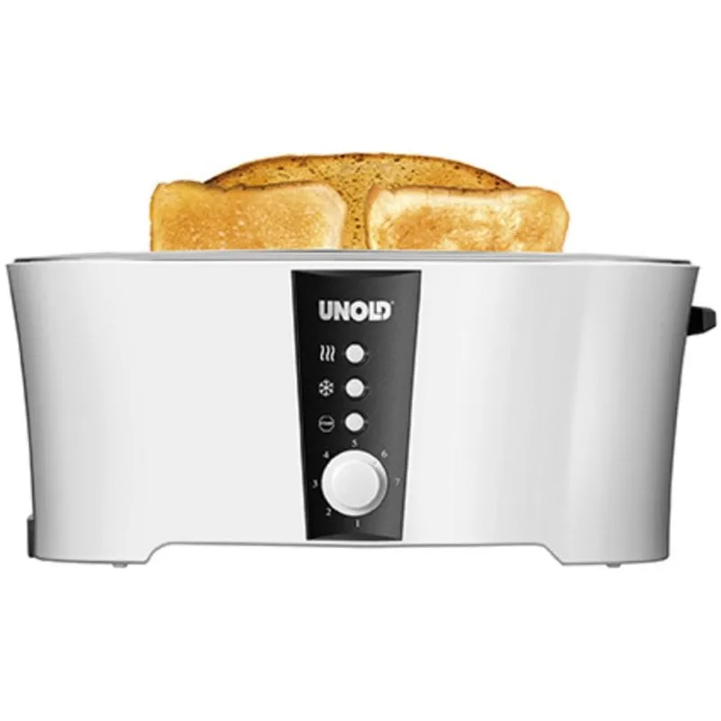 Tostapane Unold Design Dual 4 fette 1350 W Nero/Bianco