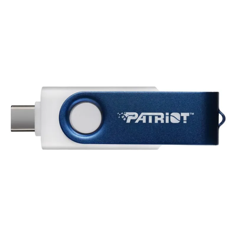 Chiavetta USB Patriot Xporter X550 128 GB USB-A e USB-C 3.2 Gen 1 Blu Bianco