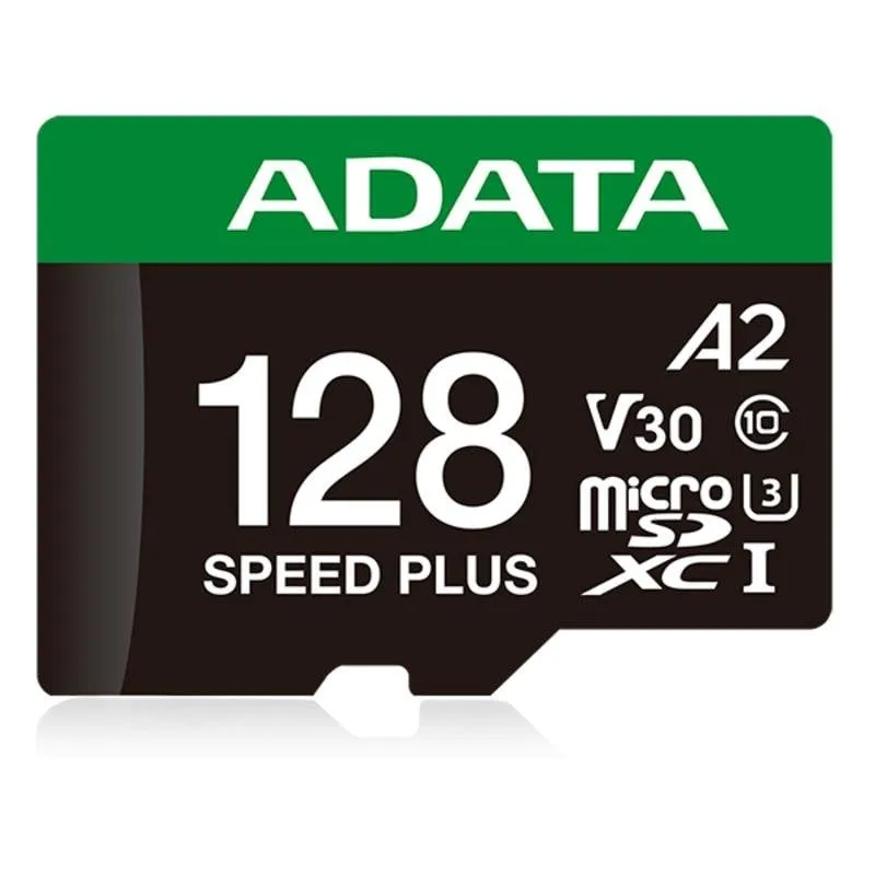 Scheda microSDXC ADATA Speed Plus 128 GB UHS-I U3 A2 V30 Classe 10