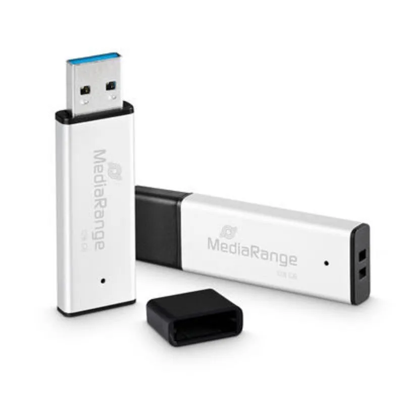 Unità flash USB MediaRange MR1902 128 GB USB 3.2 Gen 1 nero e argento