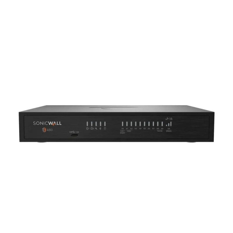 Router SonicWall TZ480 Cablato 4 Gbit/s 8 Porte Ethernet Gigabit