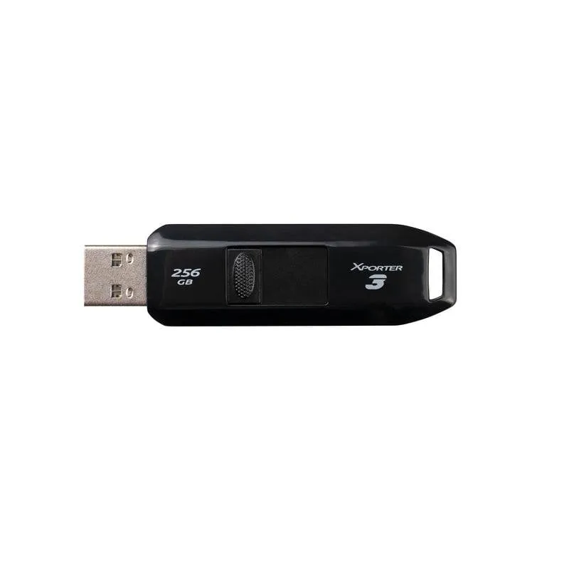 Unità Flash Patriot Xporter 3 256 GB USB-A 3.2 Gen 1 Scorrevole Nero