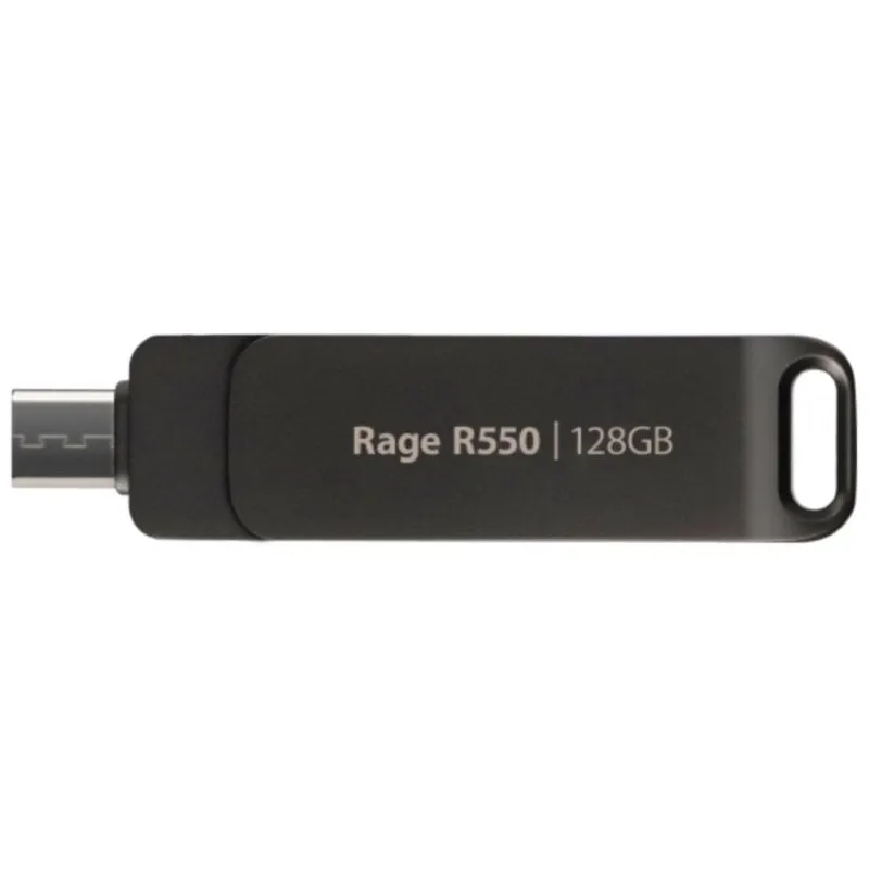 Chiavetta USB Patriot Rage R550 128 GB USB-A e USB-C 3.2 Gen 1 100 MB/s