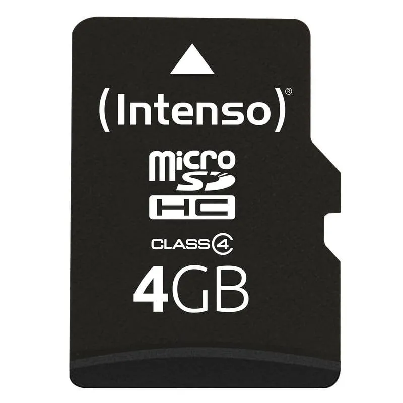 Scheda di memoria Intenso 3403450 MicroSDHC 4 GB Classe 4 resistente