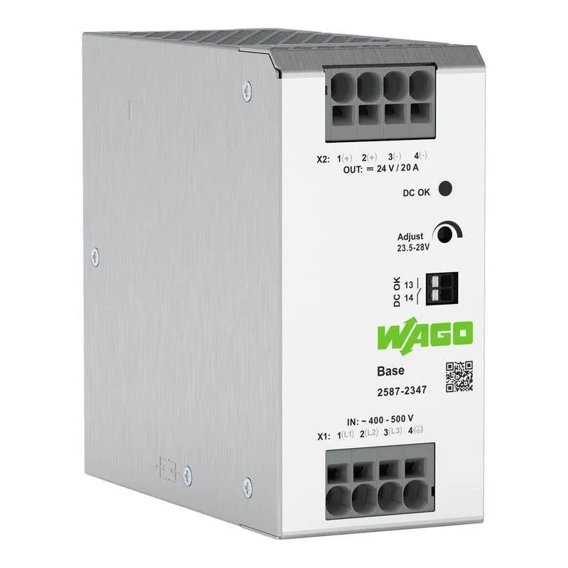 Alimentatore Wago 2587-2347 480W 24V 20A IP20 per interno