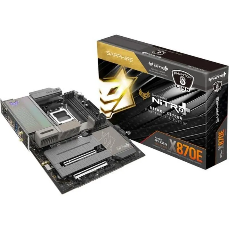Scheda Madre SAPPHIRE NITRO+ X870EA WIFI7 AMD X870E AM5 DDR5 ATX WiFi 7 RGB