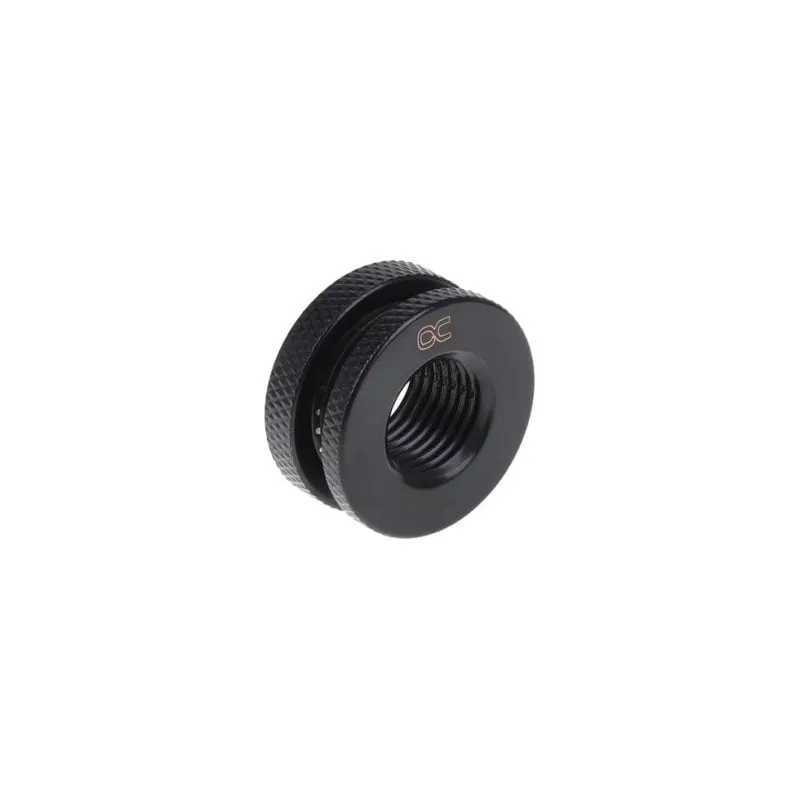 Refrigerazione Liquida Alphacool Racor ottone nero 25 mm 12 mm 1/4"