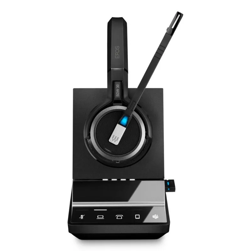 Auricolari EPOS IMPACT SDW 5036T wireless DECT con cancellazione rumore, microfono, uso ufficio, nero