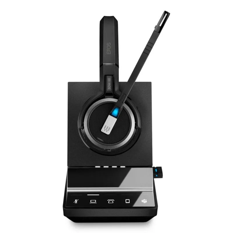 Auricolari EPOS IMPACT SDW 5066T wireless DECT con cancellazione rumore, microfono, nero