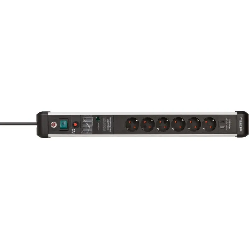 Multipresa Brennenstuhl 1391010620 6 prese USB-A e USB-C con protezione