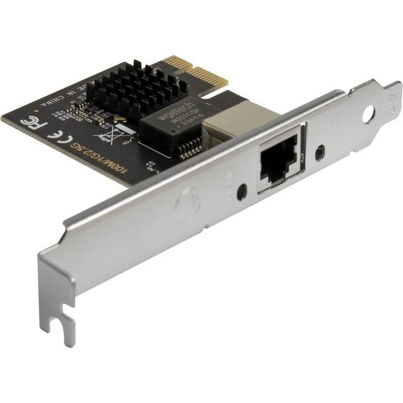 Scheda di Rete Inter-Tech ST-7266 PCIe RJ-45 2,5 Gbps Passiva PC