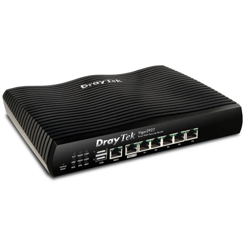 Router DrayTek Vigor2927 Dual WAN Gigabit Ethernet 50 tunnel VPN