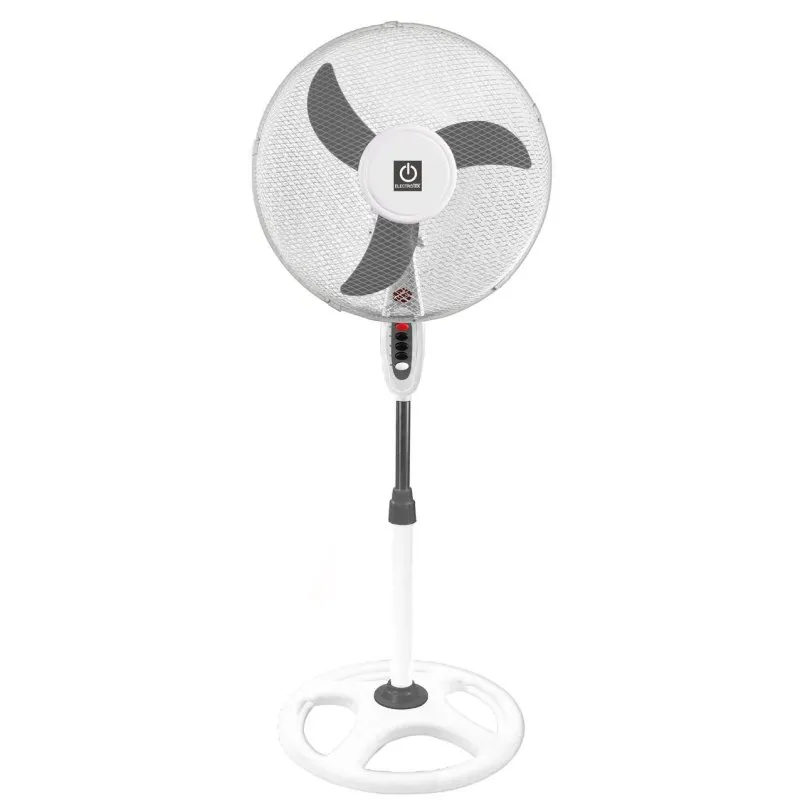 Ventilatore a Piantana Thulos ET-F16SFV2 45W 40,6cm 3 Velocità Altezza Regolabile con Luce