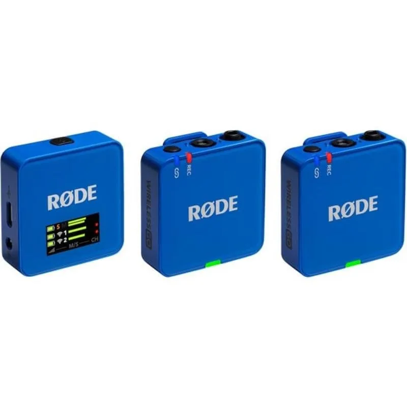 Microfono Rode Wireless GO Gen 3 USB omnidirezionale blu cobalto