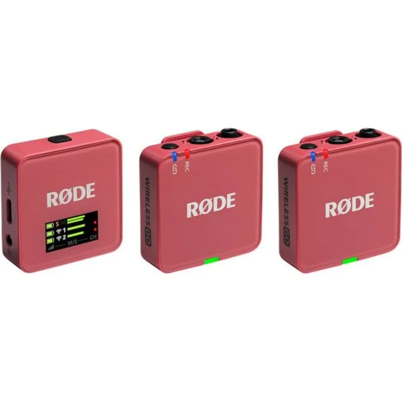 Microfono Rode Wireless GO Gen 3 USB-C omnidirezionale clip rosa