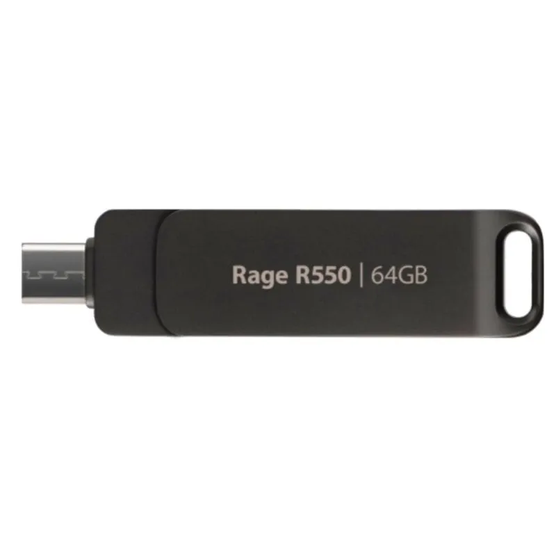 Penna USB Patriot Rage R550 64 GB USB-A e USB-C 3.2 Gen 1 100 MB/s